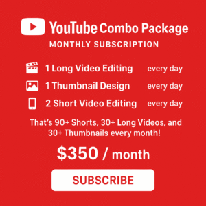 YouTube Combo Package - Monthly Subscription